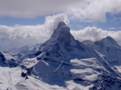 le Matterhorn enneigé