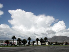 Vu du terrain d'Ibarra en Novembre 2006