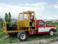 Treuil remonté avec une cabine de bulldozer avec le premier