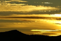 Nuages du soir à St Auban