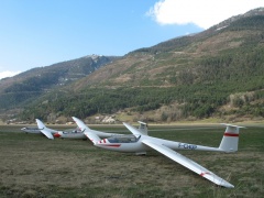 Planeurs bretons dans les alpes